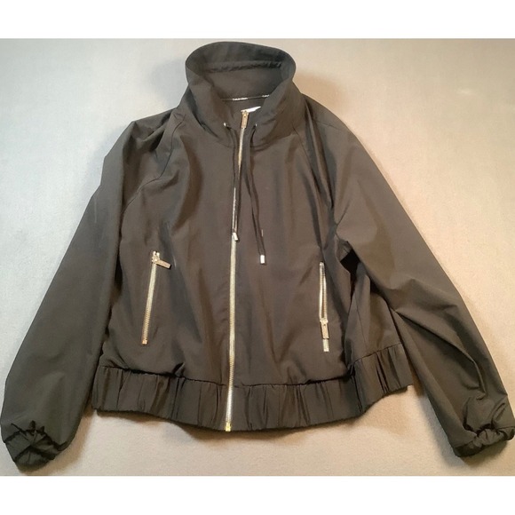 Calvin Klein Jackets & Blazers - Calvin Klein Women's Modern Essentials Grey Lightweight Zip Up Jacket Size L NWT